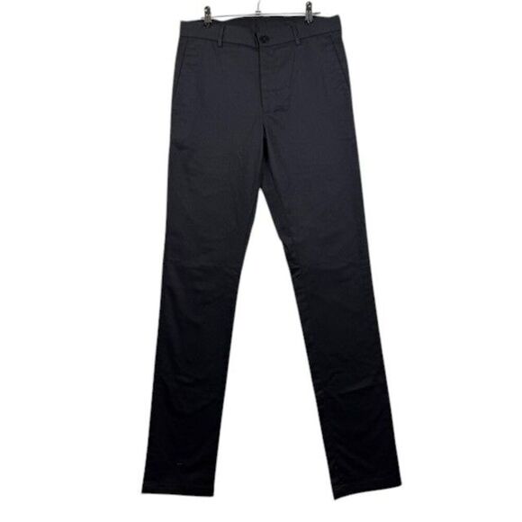 Longchamp Slim Fit Trousers Black Pockets L8214 PEG001 Size 4 (36FR) - Picture 1 of 11